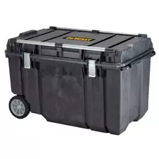 Dewalt Portable Tool Box 38" Tough Chest 63-Gal Mobile W/ 154-Lbs Load Capacity