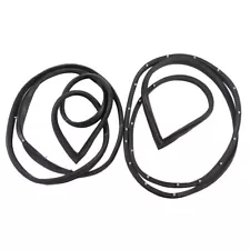 Door Seal Weatherstrip Rubber Front Pair Set Fit For 1987-90 Chevrolet Caprice