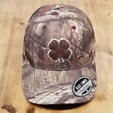 Black Clover Hat Cap Strap Back Tree Camo Camouflage One Size Peak Resources