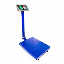 660lbs/0.2 Weight Computing Digital Floor Platform Scale Postal Shipping Mailing