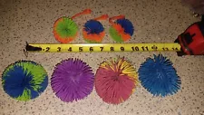 VINTAGE KOOSH BALLS ORIGINAL LOT Of 7 MULTI COLORS