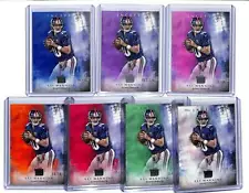 (7) Lot 2015 Topps Inception Eli Manning Orange Blue Purple #/125 #/99 #10/50