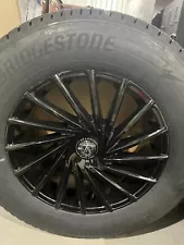 FOR SALE NEW 265/70R-17 Bridgestone Blizzak DM-V2 SL TIRES AND RIMS, with accs.