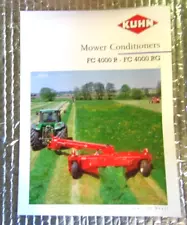 Factory Dealership Specs Brochure 2001 Kuhn Mower Conditioners FC 4000R & RG