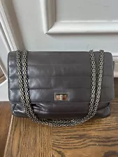 Chanel Horizontal Quilted Brown Reissue Jumbo Flap Bag Pillow Lambskin