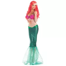 Ariel Womens Costume The Little Mermaid Disney Adult Sexy Sea Princess Cosplay