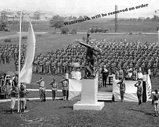 Iron Mike Dedication USMC Parris Island MCRD Year 1924 8x10 Photo