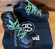 Stussy x Timberland World Hiker Boot Waterproof Gore-Tex Mens - Black, Size 9.5