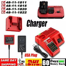 NEW ChargerFor Milwaukee For M18 For M12 12V-18V Lithium Battery Rapid Charger