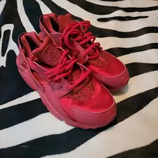 Nike Air Huarache Run Triple RED Size 10