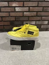 Vans Half Cab RARE Satin Buttercup VNODZ33EU MENS Size 6.5 Yellow Vintage NEW DS