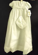 Christening Gown Matching Bonnet Shawl Size 12 Little Things Mean A Lot