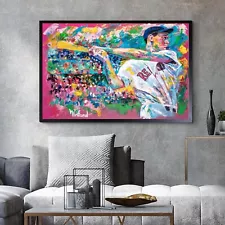 Sale TED WILLIAMS Hand Textured 36"H X 24W Canvas Giclee Framed Was 795 Now $295