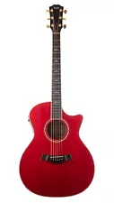 Used Taylor 614CE Maple Red Cherry GA Grand Auditorium Guitar 1999