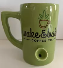 WAKE & BAKE COFFEE CO. MUG 5" HIGH EXCELLENT CONDITION