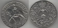 Queen Elizabeth II Silver Jubilee Coin Man 1977 Great Britian U Medal Horse C UK