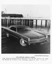 1973 Chrysler Imperial LeBaron Press Photo 0106