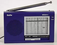 Kaito WRX-911 Analog AM/FM Shortwave Radio Blue