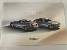 NEW Original 2005 Chrysler Crossfire Deluxe Sales Dealer Brochure Catalog SRT FS