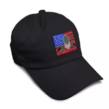 Soft Baseball Cap Sport Fencing American Flag Cotton Dad Hats for Men & Women