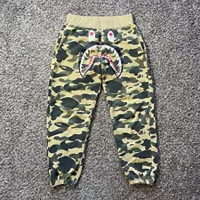 Bape A Bathing Ape Shark Sweatpants Size M Camo - Pre-Owned