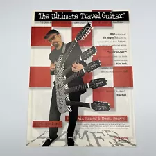 HAMER Guitars 1999 Print Ad 8"x11" Rick Nielsen Cheap Trick 5 neck guitar