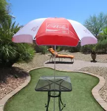 Coca Cola Promotional Umbrella for Beach/Party/ Restaurant Spanish Market Rare