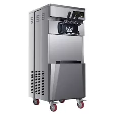 Vertical Ice Cream Machine Commercial Stainless Steel Precooling Preservation