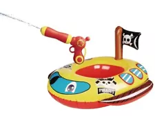 Pool Floats Kids with Water Gun, Pirate Ship Float for Toddler, Blow Up Swimm...