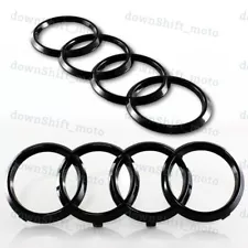 1 Set Black Audi Grill Front + Rear A1 A3 A4 S4 A5 S5 A6 S6 SQ7 TT Badge Emblem (For: 2014 Audi S6)