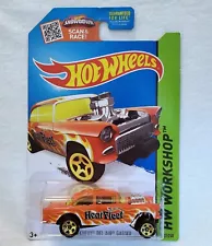 Hot Wheels HW Workshop Heat Fleet ‘55 Chevy Bel Air Gasser #207 For Sale