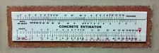 Concrete Slide Rule 100 Yard Volume Calculator Great Gift for Contractors!!