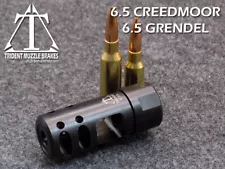 5/8x24 Self Timing 6.5 Creedmoor 6.5 Grendel Muzzle brake Made in the U.S.A.