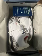 Nike Air Jordan 3 Retro White Cement Football Cleats