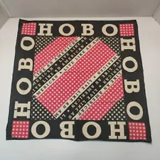 Hobo Handkerchief, Neckerchief, Live like an American 19"x19.5"