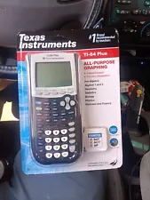 Texas Instruments TI-84 Plus Graphing Calculator Black Cover and Batteries Cheap