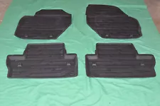 Genuine Volvo S60 Charcoal All Weather Rubber Floor Mats 39828878OEM (For: 2012 Volvo S60)