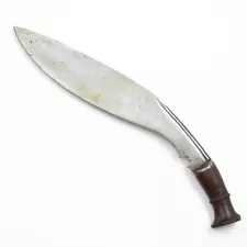 Original 19th Century Nepalese Gorkha Long Leaf Kukri Fighting Knife