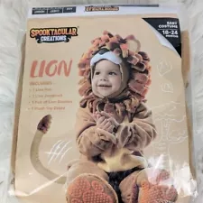 Spooktacular Creations Lion costume, size 18-24, tan