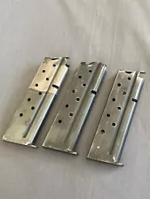 Lot of 3 Vintage Colt .38 Super Auto Magazines MODIFIED For Use In 38 Wadcutter