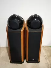 Pair - B&W - Bowers Wilkins 802 Natural Cherry Speakers Matching SN Nautilus 802