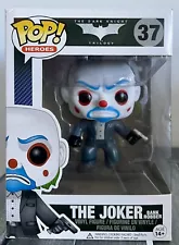 Funko Pop! Heroes- The Joker (Bank Robber) #37- The Dark Knight Trilogy