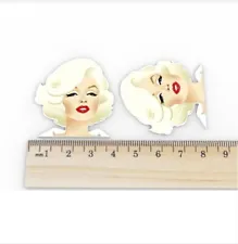 5 Pc. Marilyn Monroe Planar Resin Hair Bow Center Flatback 1070718