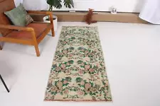 Turkish Rugs, 2.5x6 ft Small Rugs, Flatweave Rug, Oriental Rug, Vintage Rug