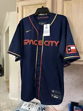 Houston Astros City Connect Jersey Large Carlos Correa