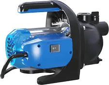 Foting 1 HP Portable Shallow Well Pump, Garden Pump 865GPH