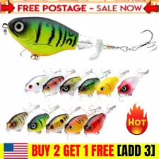 NEW Whopper Plopper 16g Topwater Rotating Wobbler Crankbait Lure - 11 Colors US