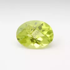 Green Natural Peridot Oval Cut Loose Gemstone for sale Lot 1 Pcs 6*4 MM 0.58 CT