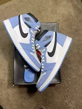 Air Jordan 1 University Blue UNC Retro High OG Size 12 Mens Sneakers 555088-134