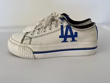 Womens FOCO Los Angeles Dodgers Platform Chunk Sole Sneakers SZ 7 MLB Shoes LA